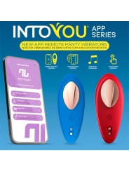 Vibrador de Braguita con APP Silicona Rojo