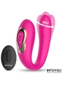 Lanty Vibrador para Parejas con Oscilacion 360º y Control Remoto