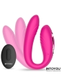 Lanty Vibrador para Parejas con Oscilacion 360º y Control Remoto