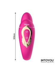 Lanty Vibrador para Parejas con Oscilacion 360º y Control Remoto