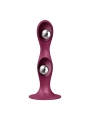 Dildo con Bolas Internas Double Ball R Rojo