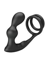 Marshall Plug Anal con Vibracion y Anillo para el Pene y Testiculos