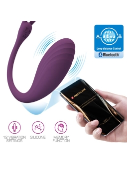 Catalina Huevo Vibrador con APP Purpura