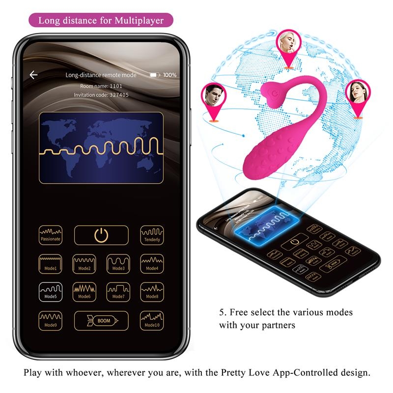 Fisherman Huevo Vibrador con APP Fisherman Huevo Vibrador con APP