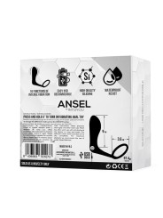 Ansel Plug Anal con Vibracion y Anillo USB Silicona