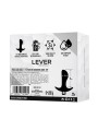 Lever Plug Anal con Vibracion USB Silicona