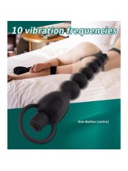 Marbe Cadena Anal con Vibracion USB Silicona