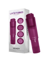 Heady Estimulador con 4 Cabezales Purpura