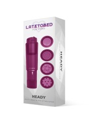 Heady Estimulador con 4 Cabezales Purpura