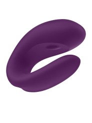 Vibrador para Parejas con APP Double Joy Violeta