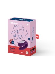 Vibrador para Parejas con APP Double Joy Violeta