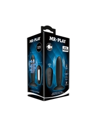 Mr Play Plug Anal con Vibracion y Control Remoto USB