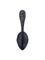 Ribbed Petal con Satisfyer Connect APP Negro