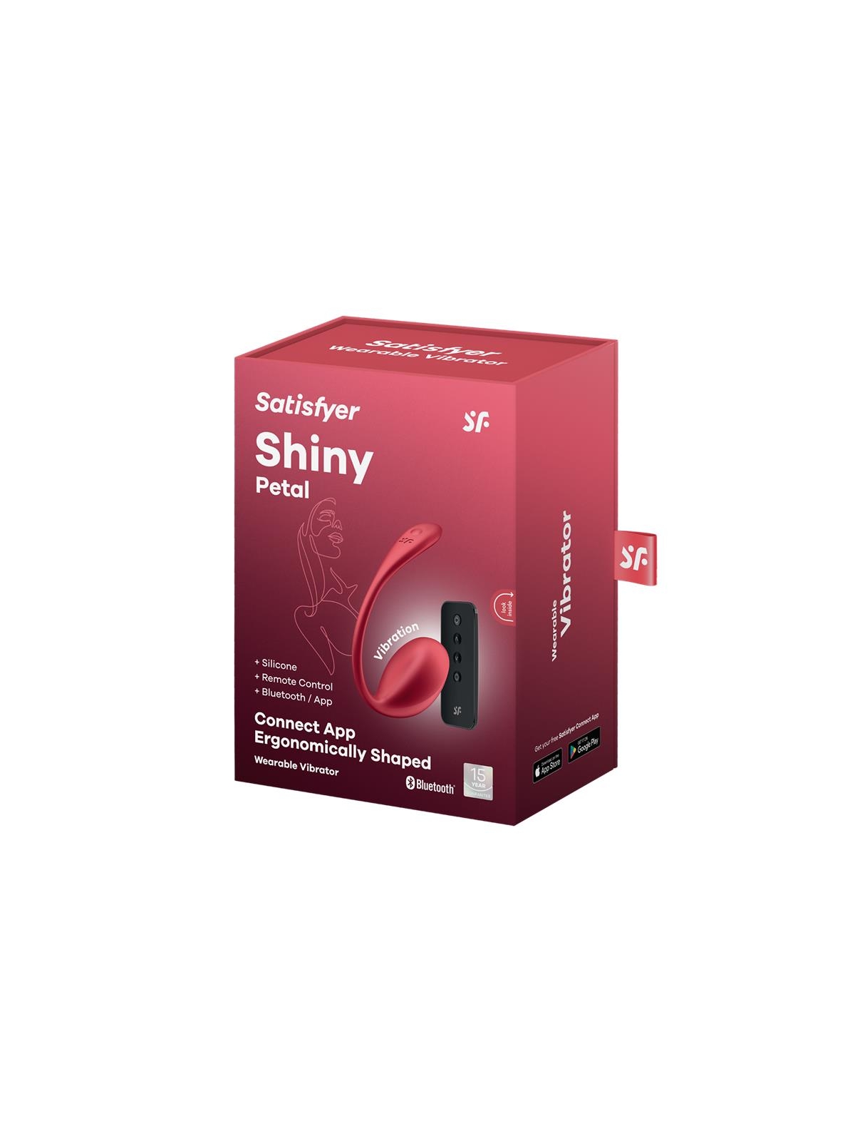 Shiny Petal con APP Satisfyer Connect Rojo