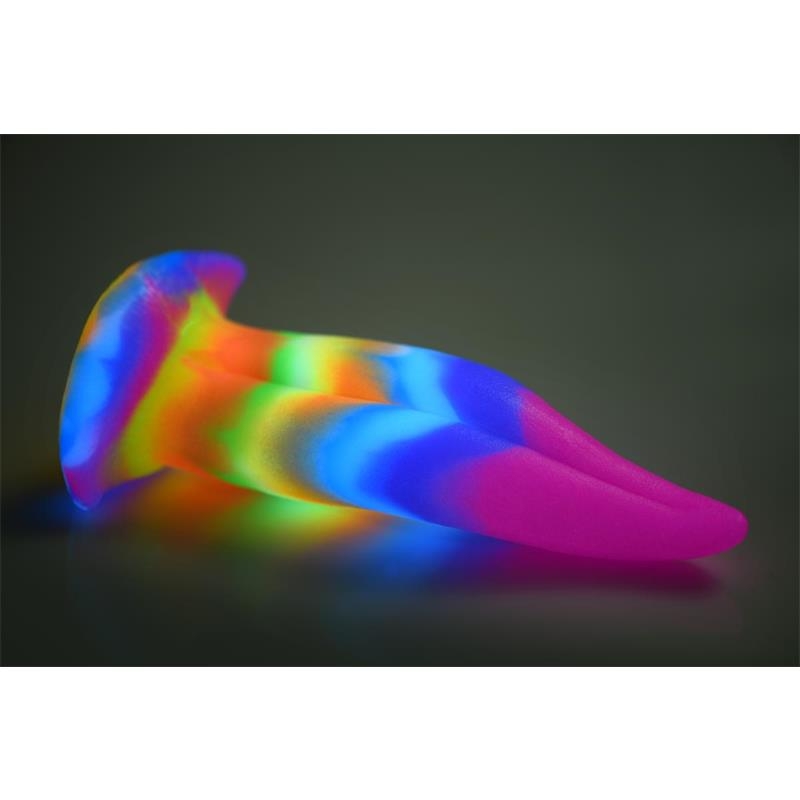 Unicorn Tongue Dildo de Lengua Brilla en la Oscuridad