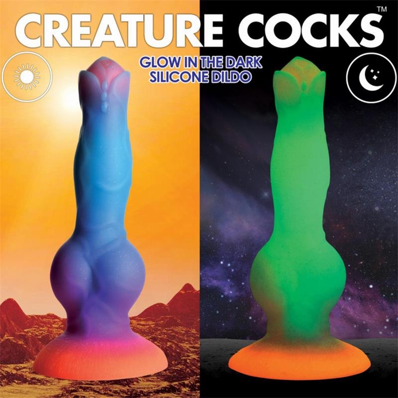 Dildo Alien Brilla en la Oscuridad