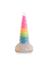 Dildo Luminiscente Rainbow Brilla en la Oscuridad