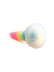 Dildo Luminiscente Rainbow Brilla en la Oscuridad