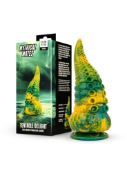 Dildo Tentacle Delight Green and Yellow