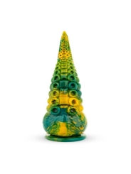 Dildo Tentacle Delight Green and Yellow