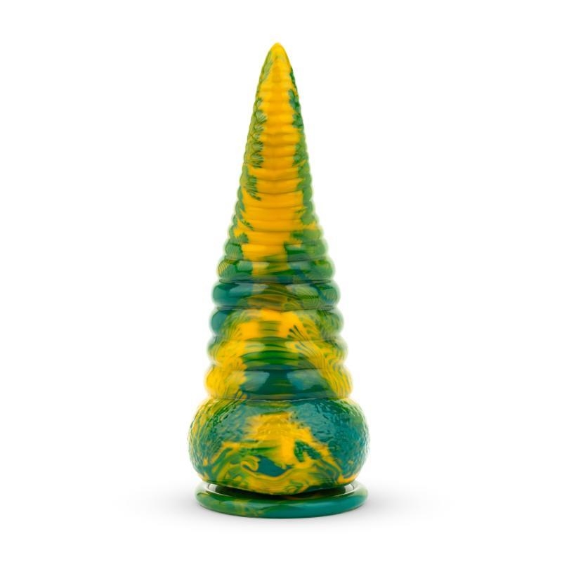 Dildo Tentacle Delight Green and Yellow