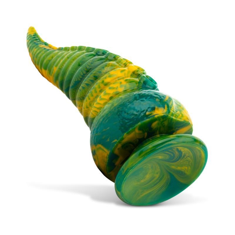 Dildo Tentacle Delight Green and Yellow