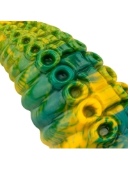 Dildo Tentacle Delight Green and Yellow