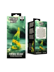 Dildo Tentacle Delight Green and Yellow