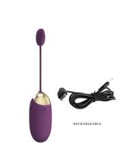 Abner Huevo Vibrador con App Lila