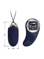 Mina Huevo Vibrador con Control Remoto Pantalla Digital Azul Mina Huevo Vibrador con Control Remoto Pantalla Digital Azul