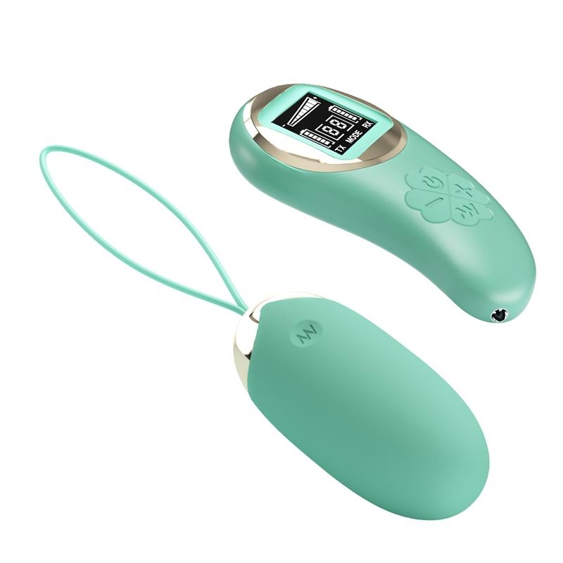 Mina Huevo Vibrador con Control Remoto Pantalla Digital Verde Mina Huevo Vibrador con Control Remoto Pantalla Digital Verde