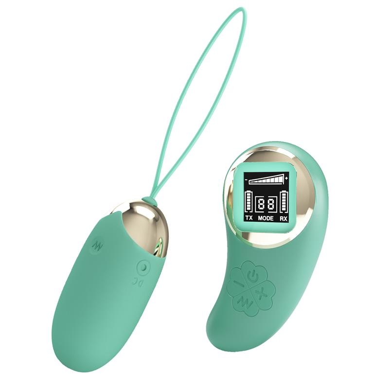 Mina Huevo Vibrador con Control Remoto Pantalla Digital Verde Mina Huevo Vibrador con Control Remoto Pantalla Digital Verde