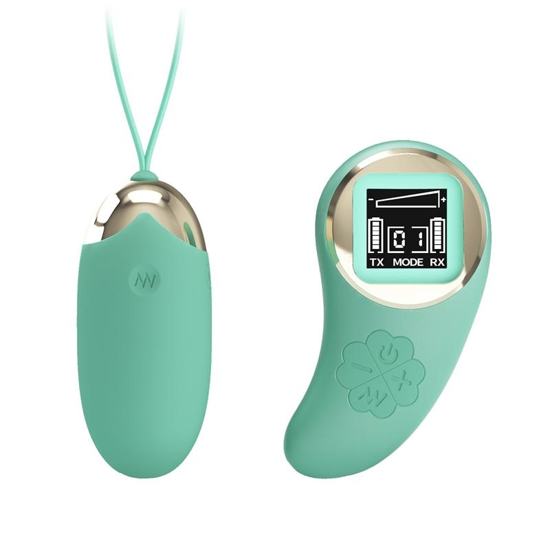 Mina Huevo Vibrador con Control Remoto Pantalla Digital Verde Mina Huevo Vibrador con Control Remoto Pantalla Digital Verde