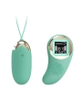 Mina Huevo Vibrador con Control Remoto Pantalla Digital Verde Mina Huevo Vibrador con Control Remoto Pantalla Digital Verde
