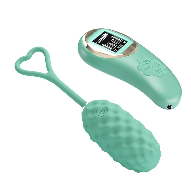 Vivian Huevo Vibrador con Control Remoto Pantalla Digital Verde Vivian Huevo Vibrador con Control Remoto Pantalla Digital Verde
