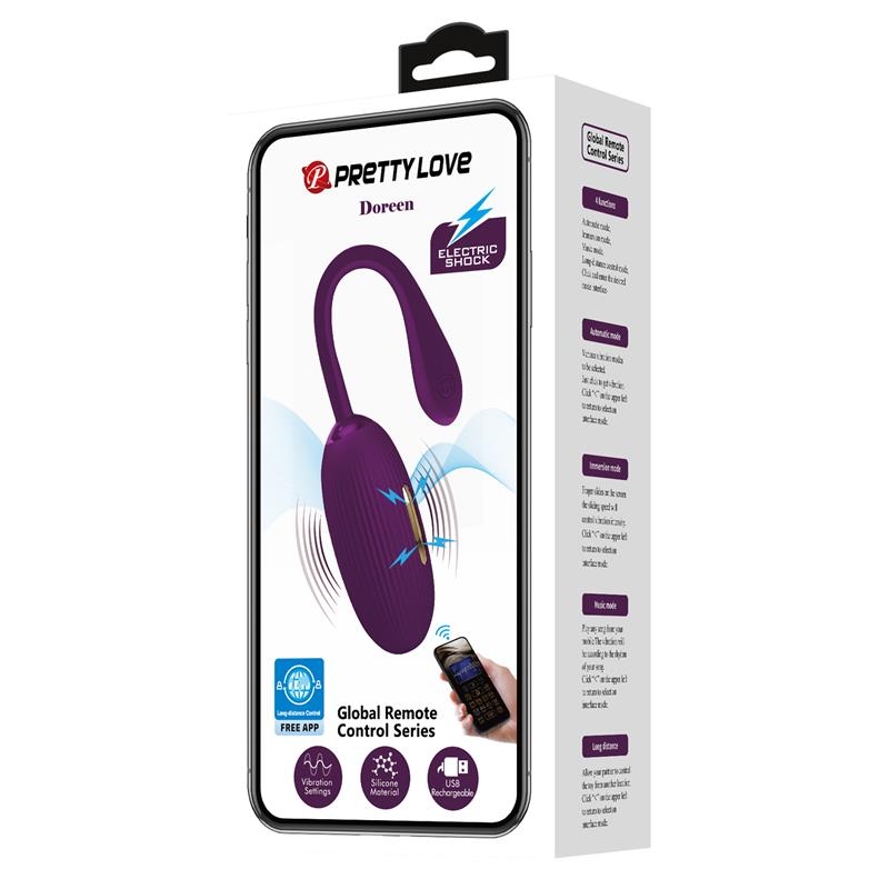 Doreen Huevo Vibrador con Electro Shock y App Doreen Huevo Vibrador con Electro Shock y App