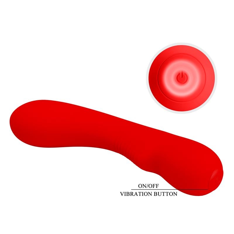 Prescott Vibrasor USB Silicona Rojo