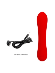 Prescott Vibrasor USB Silicona Rojo