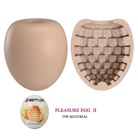 Huevo Masturbador Pleasure Egg II Naranja