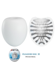 Huevo Masturbador Pleasure Egg III Blanco