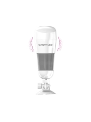 Masturbador con Vibracion Hedy Blanco Vagina