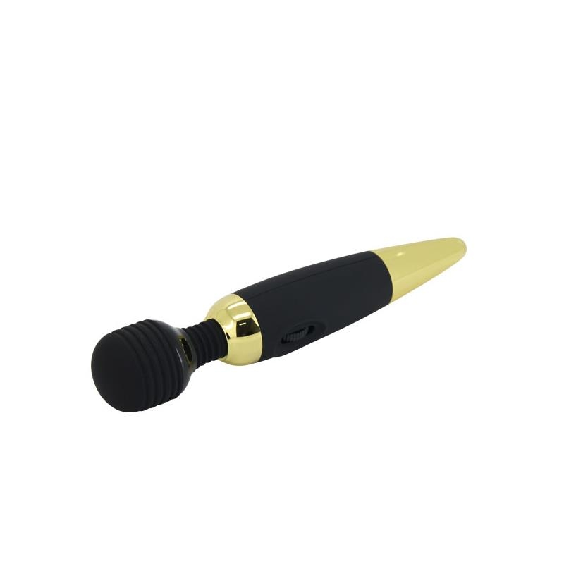 Pretty Love Masajeador Power Wand Negro y Dorado Pretty Love Masajeador Power Wand Negro y Dorado