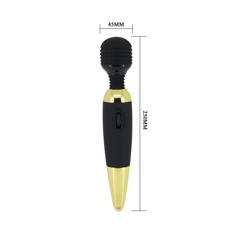 Pretty Love Masajeador Power Wand Negro y Dorado Pretty Love Masajeador Power Wand Negro y Dorado