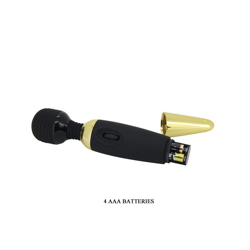 Pretty Love Masajeador Power Wand Negro y Dorado Pretty Love Masajeador Power Wand Negro y Dorado