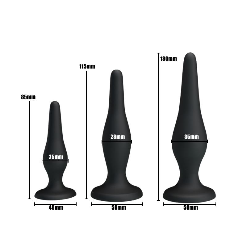 Butt Plug Set of 3 Clave 35 Butt Plug Set of 3 Clave 35