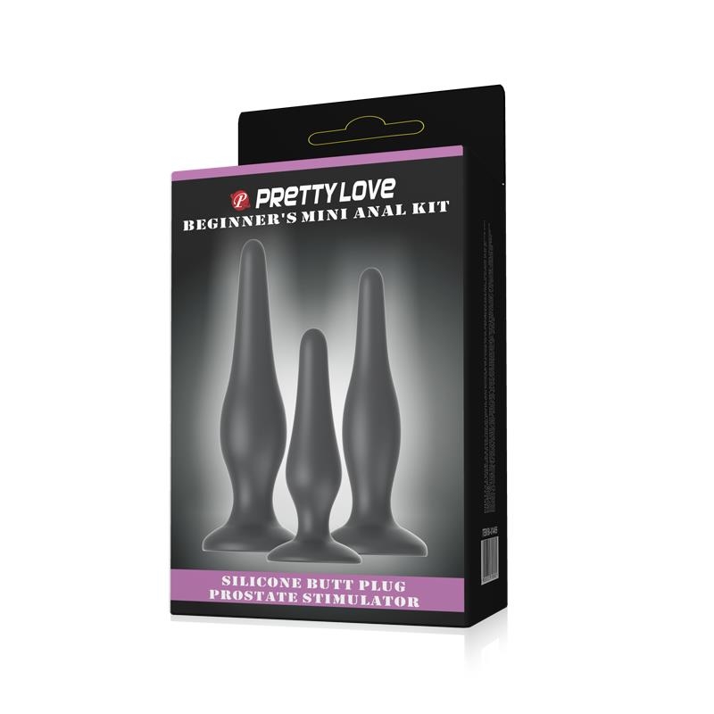 Butt Plug Set of 3 Clave 35 Butt Plug Set of 3 Clave 35