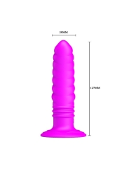 Vibrador Twist Plug Anal Purpura