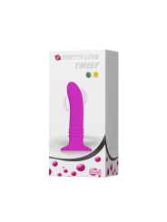 Vibrador Twist Plug Anal Purpura