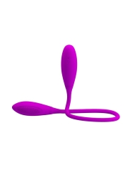 Pretty Love Huevos Vibradores Snaky Vibe Color Purpura