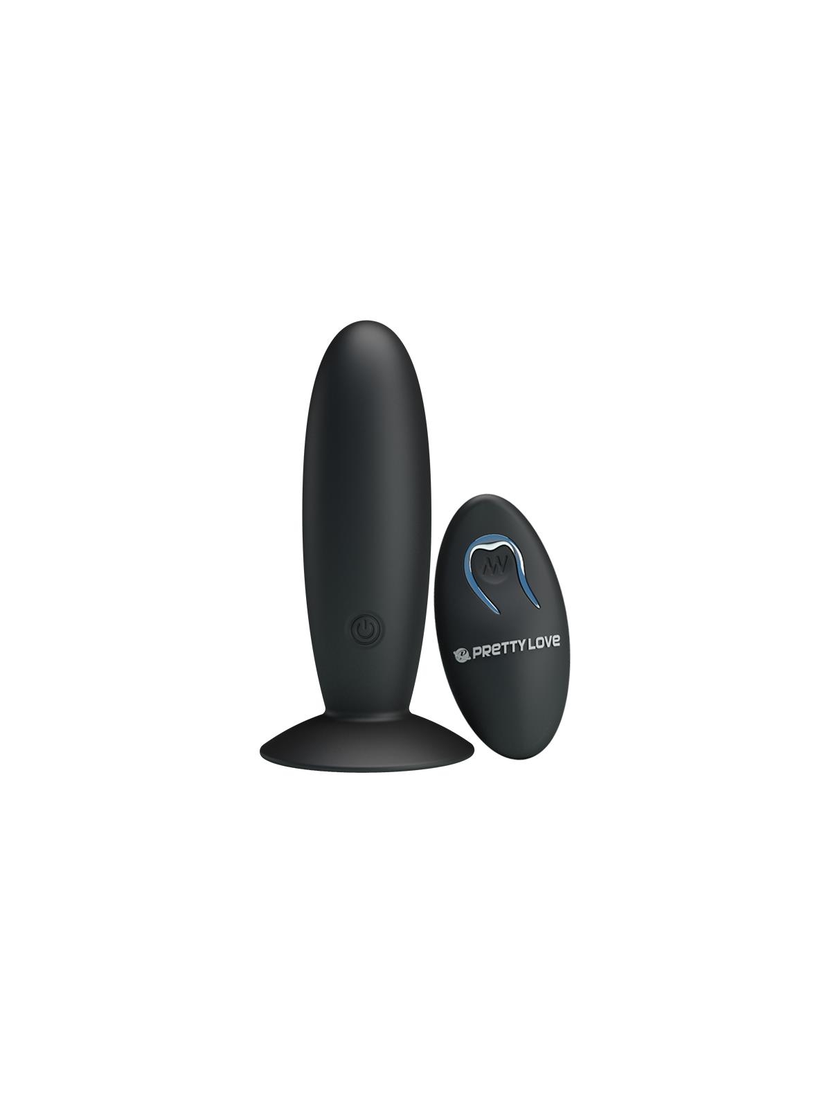 Plug Anal con Control Remoto Color Negro